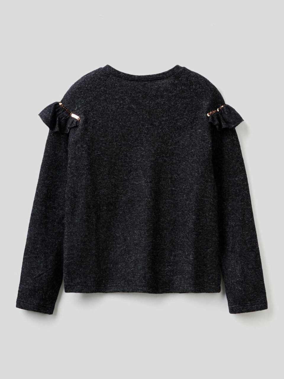 Sudadera con volante y lentejuelas image number 2