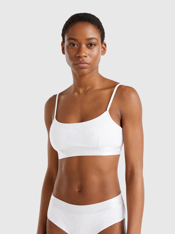 Sujetador brassiere de algodón elástico Mujer