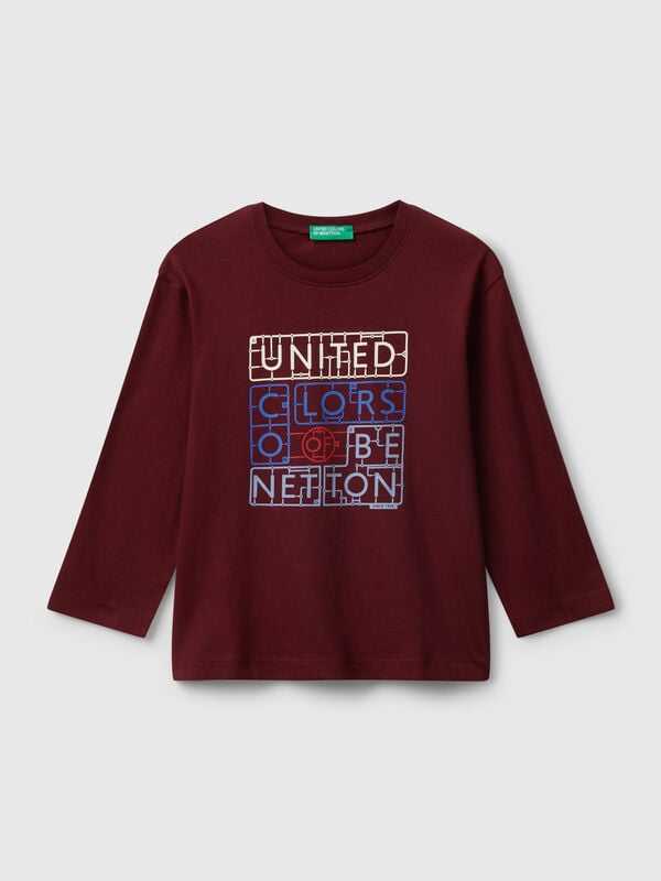 Camiseta con estampado de logotipo Niño