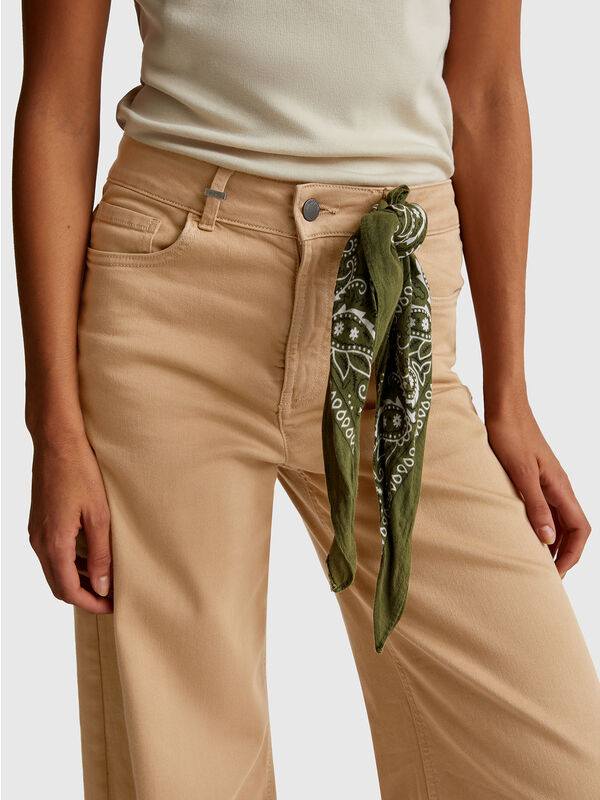 Pantalones de corte ancho Mujer