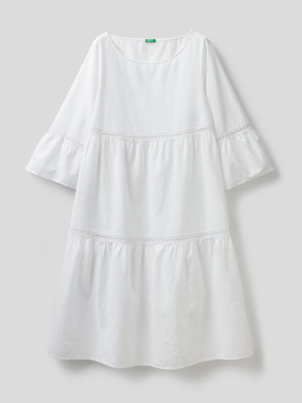Vestido de encaje suizo de 100% algodón image number 1