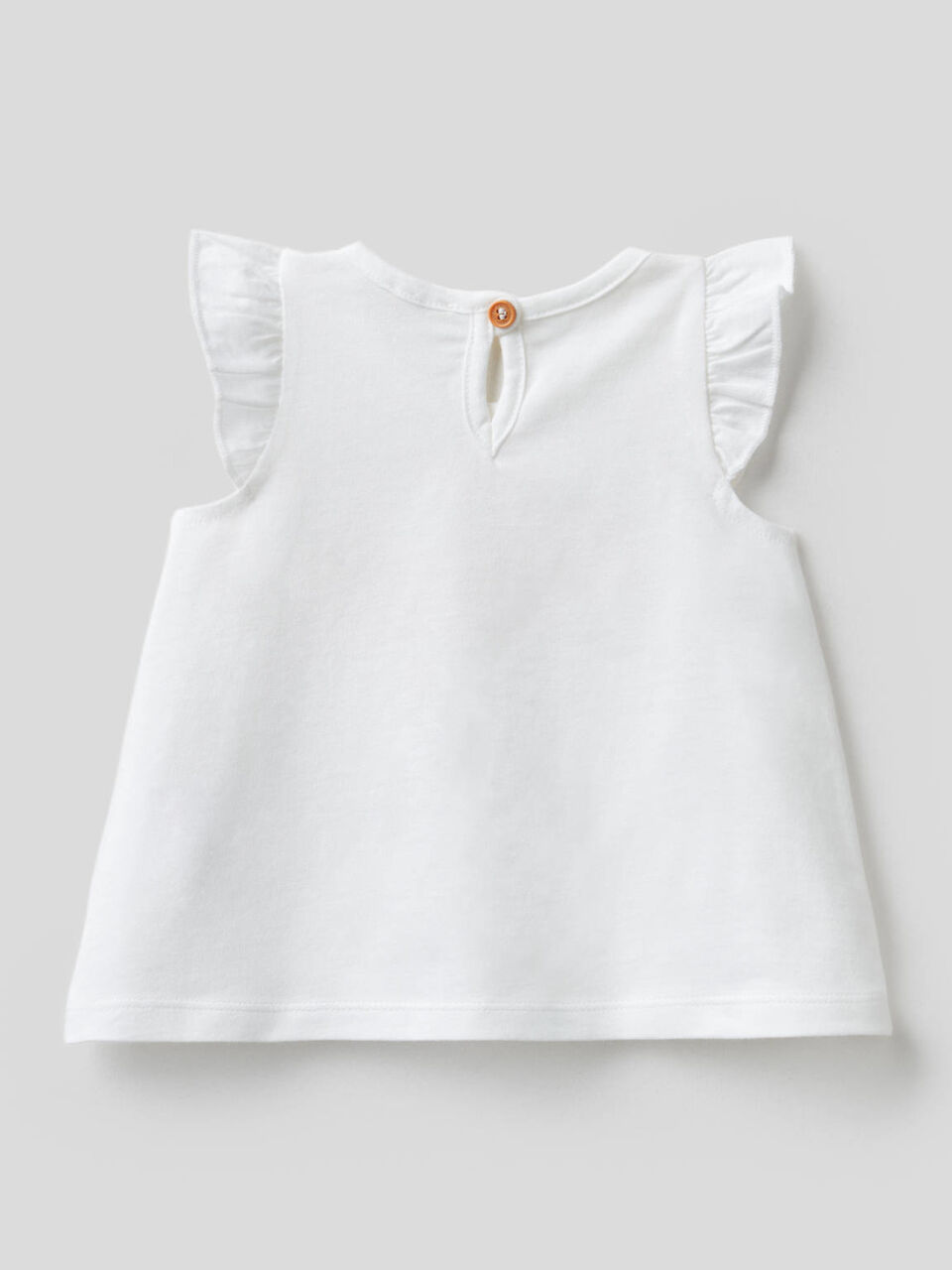Camiseta con manga casquillo image number 2