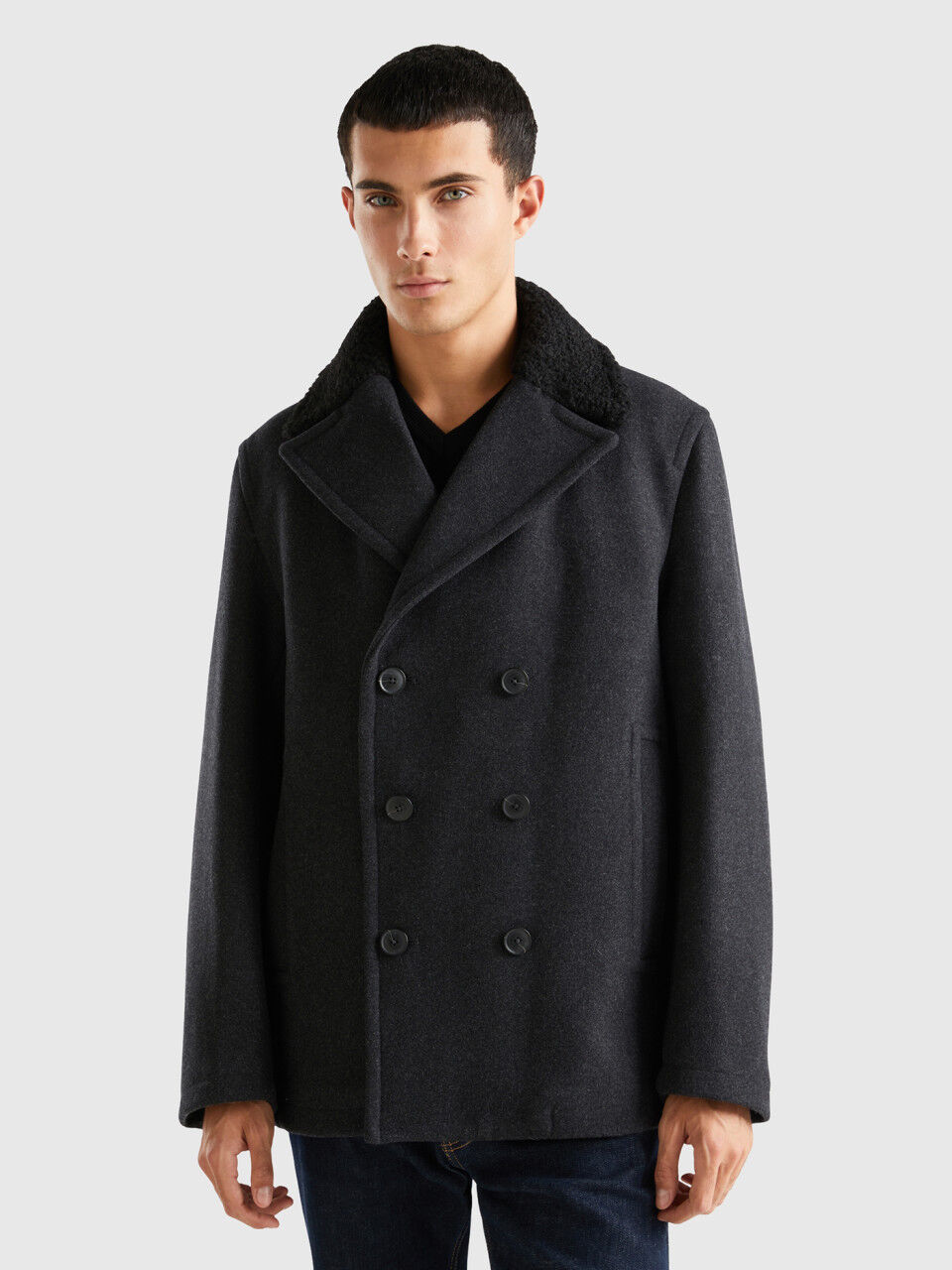 Abrigo benetton online hombre
