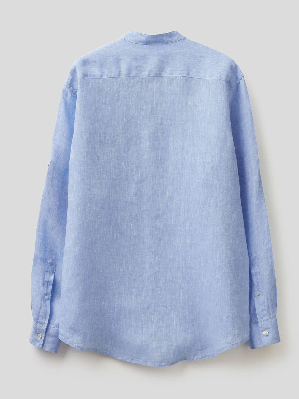 Camisa de lino con cuello mao image number 2