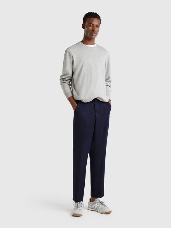 Chinos de puro lino Hombre