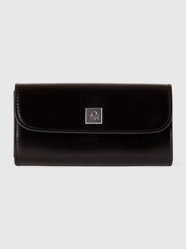 Cartera grande de tejido revestido Mujer