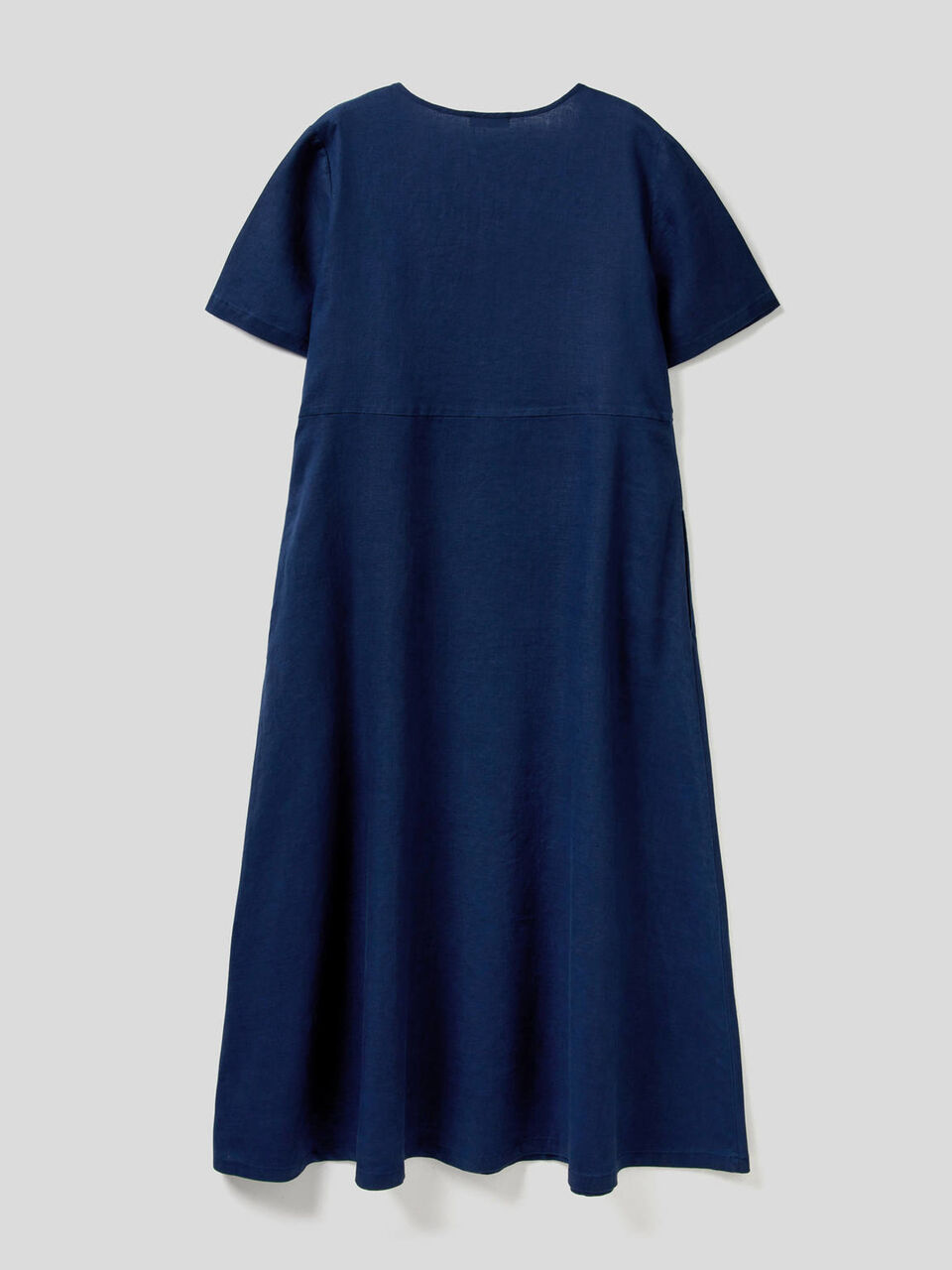 Vestido largo de 100% lino image number 2