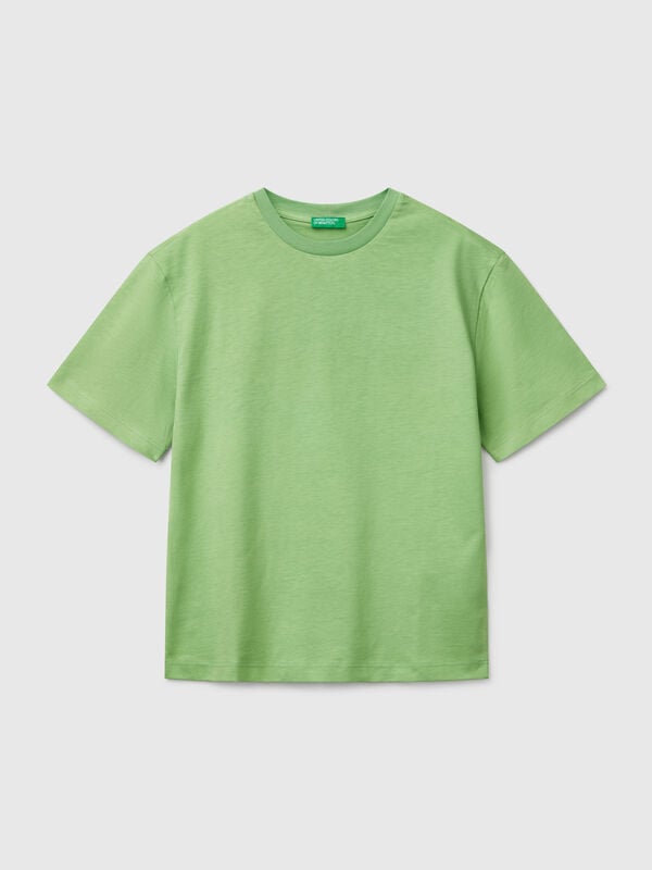 Camiseta de manga corta de algodón  Niño