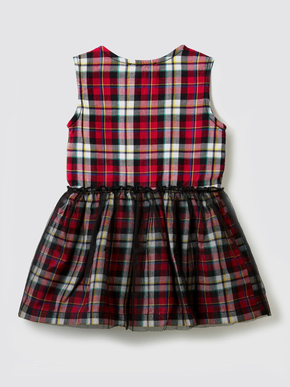 Vestido de cuadros sin mangas image number 2