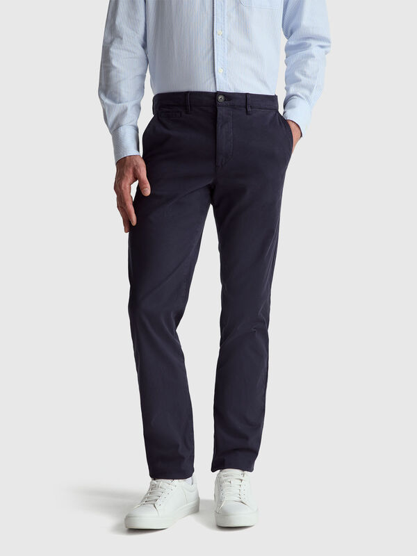 Chinos slim fit azul oscuro Hombre