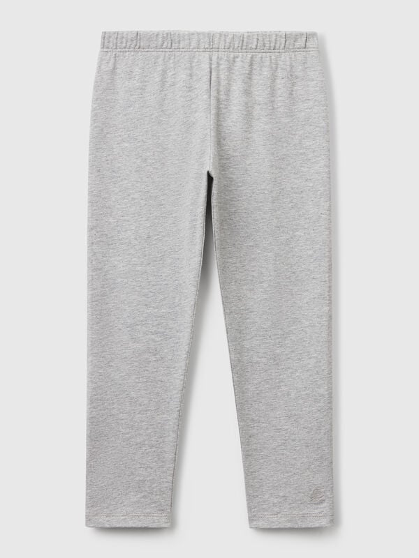 Leggings de algodón elástico Niña