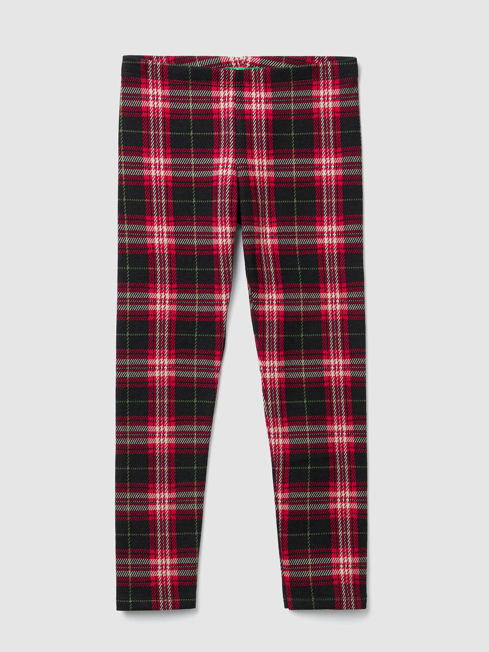 Leggings de cuadros de jacquard image number 1