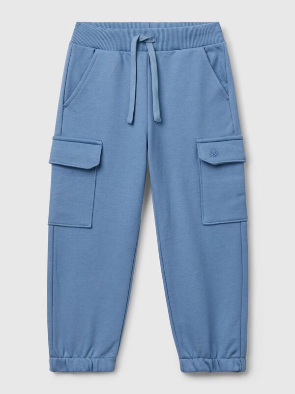 Pantalón cargo tipo sudadera Niño