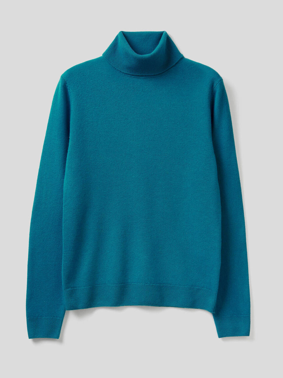 Jersey de cuello cisne de pura lana virgen image number null