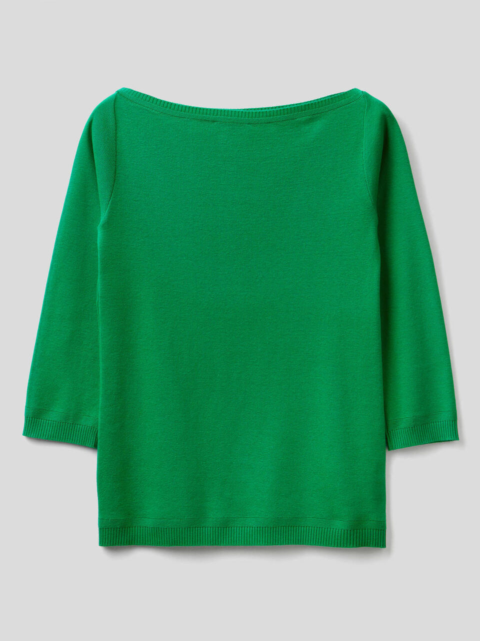 Jersey de 100 % algodón con escote barco image number 2