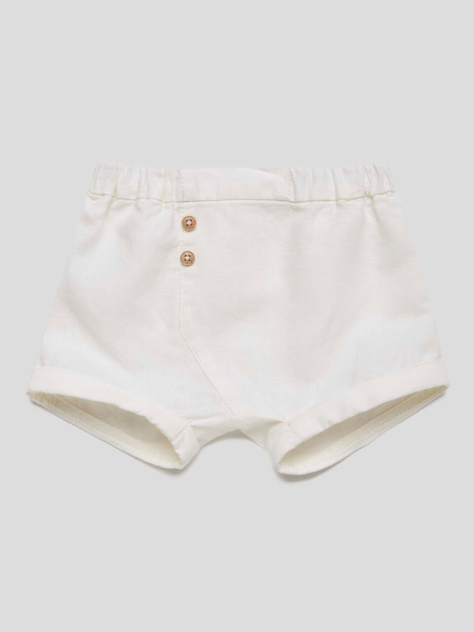 Shorts de lino mixto image number 1