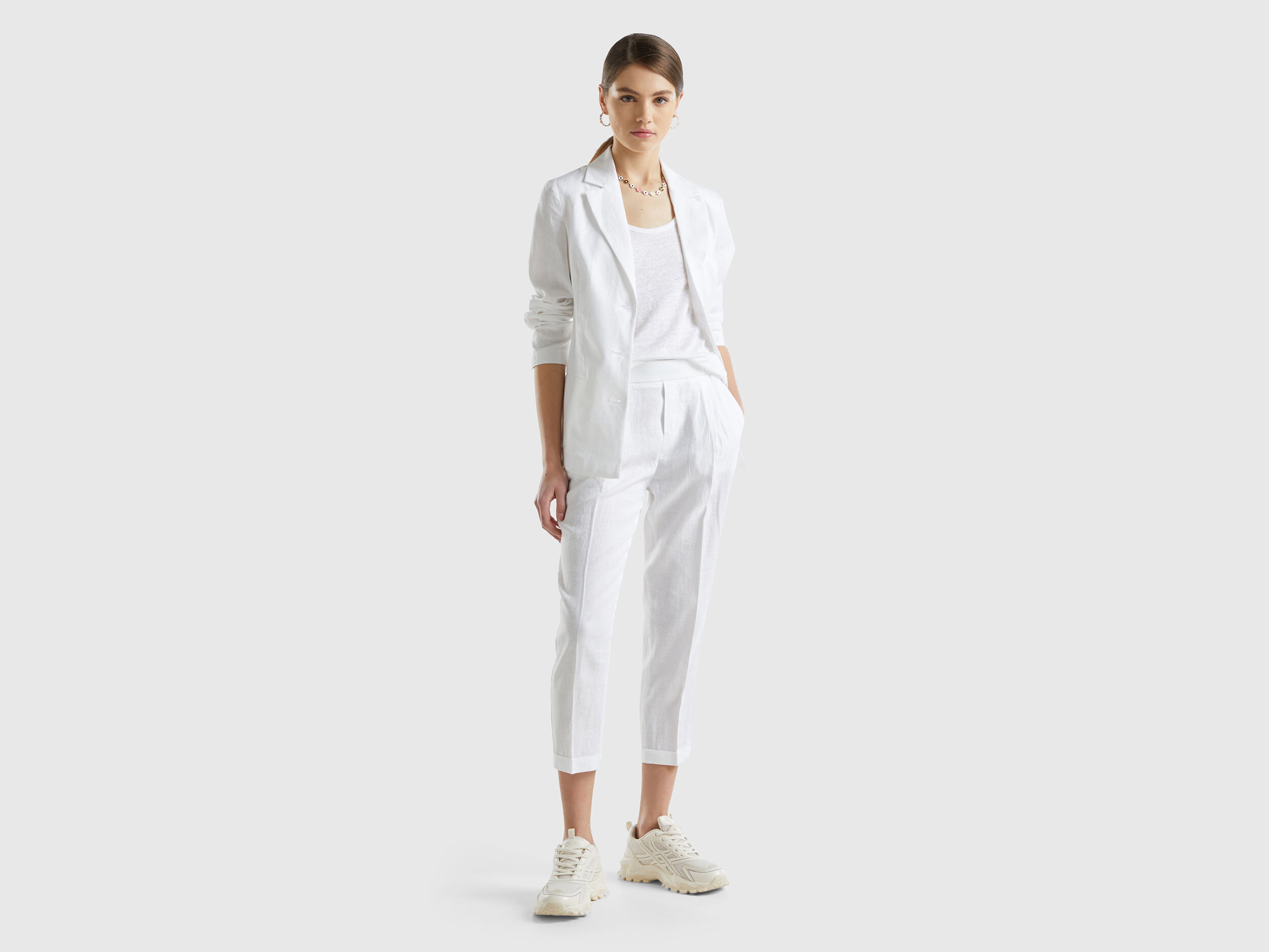 Ropa de Lino para Mujer Pantalones Chaquetas Vestidos