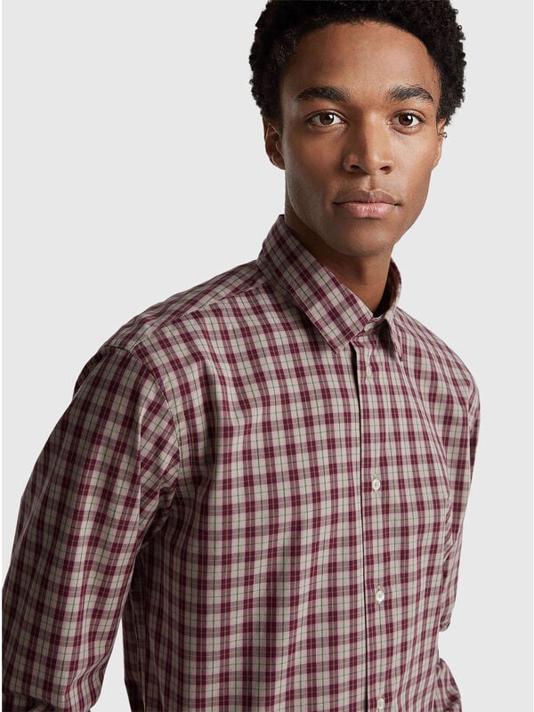 Camisa de cuadros 100% algodón Hombre