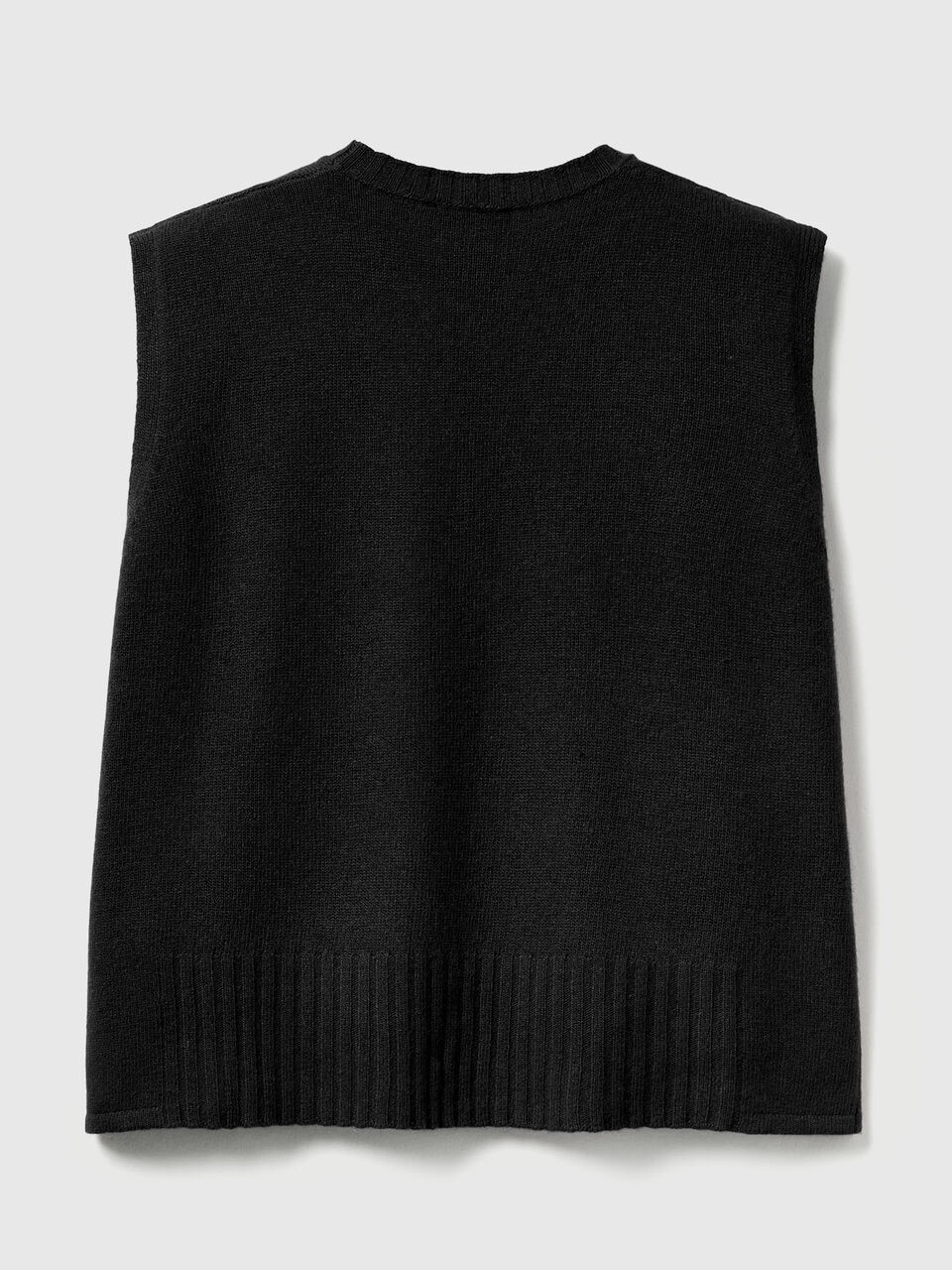 SLEEVELESS SWEATER Mujer image number 2