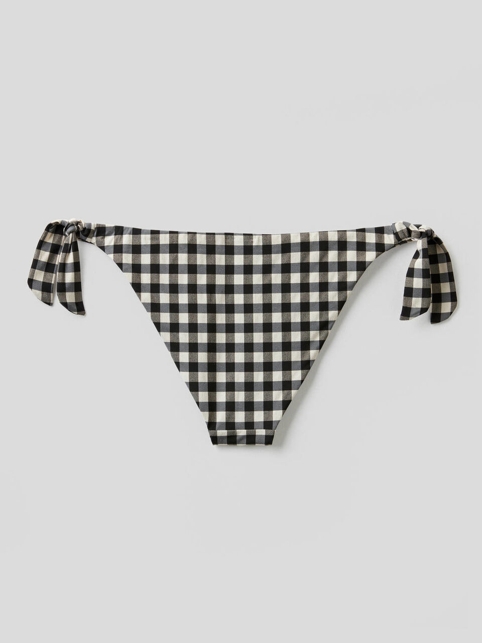 Bañador de bikini de Vichy con lazos image number 2