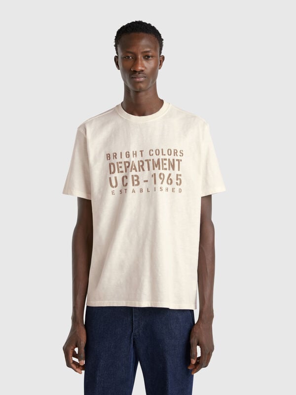 camiseta con estampado Hombre