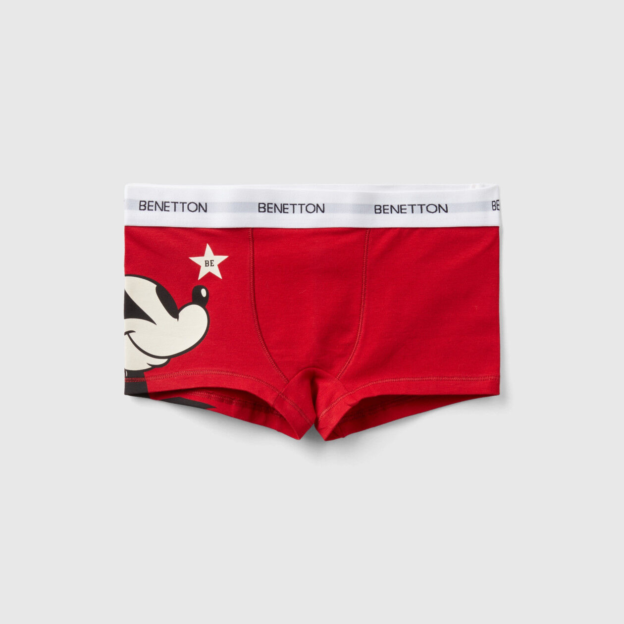 B xer rojo con estampado de Mickey Mouse Rojo Benetton