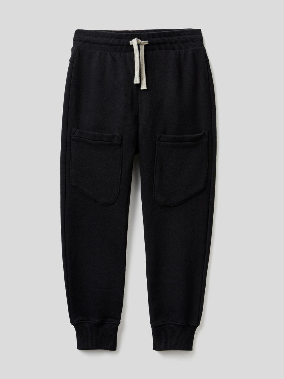 Pantalón de felpa con maxibolsillos image number 1
