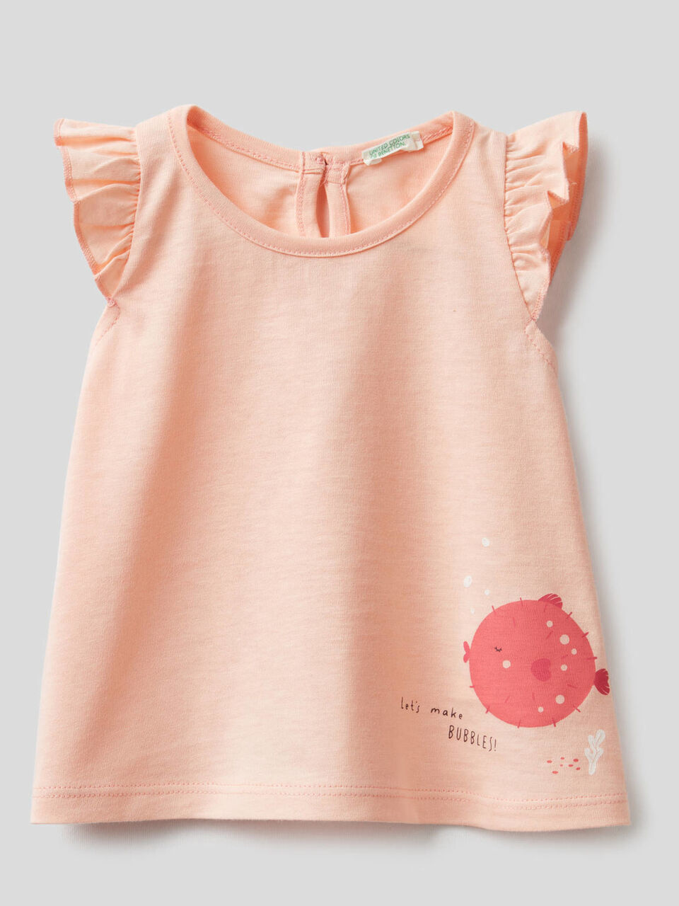 Camiseta con manga casquillo image number 1