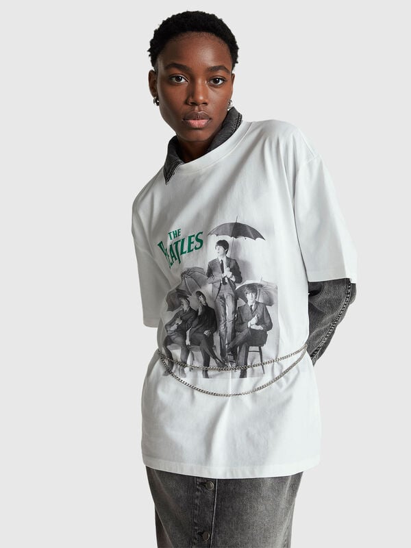 Camiseta de algodón de los Beatles