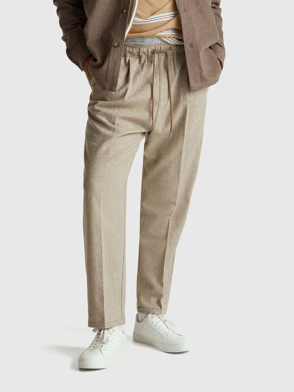 Pantalones deportivos de franela Hombre