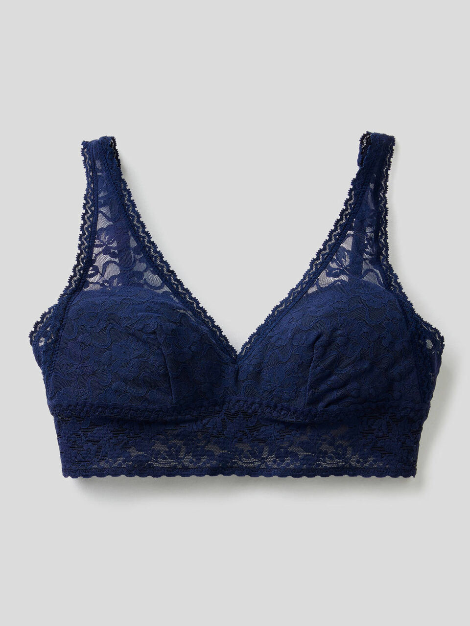 Sujetador bralette de encaje elástico image number 1