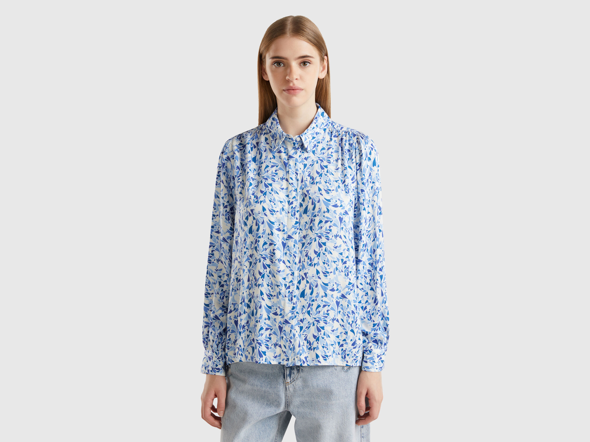 Camisas Mujer y Blusas Mid Season Sale Coleccion Benetton