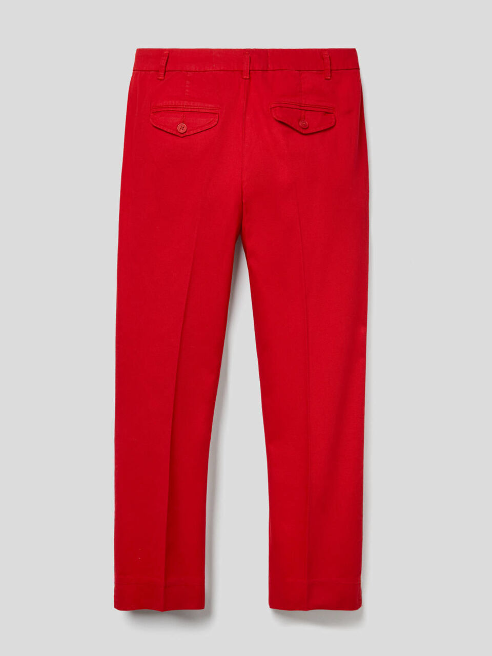 Pantalones chinos cropped de algodón elástico image number 2