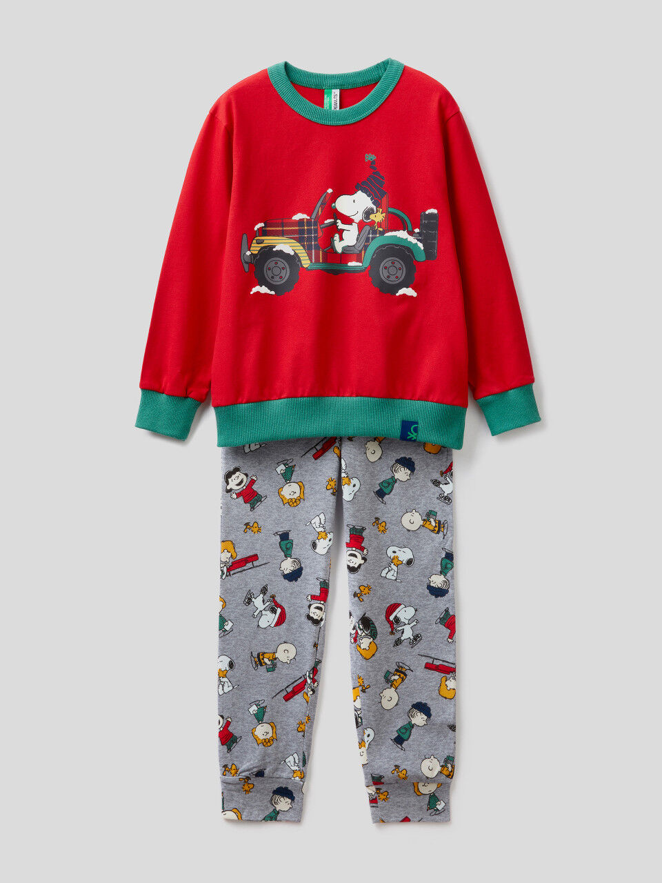 Pijama de Snoopy de algodón cálido