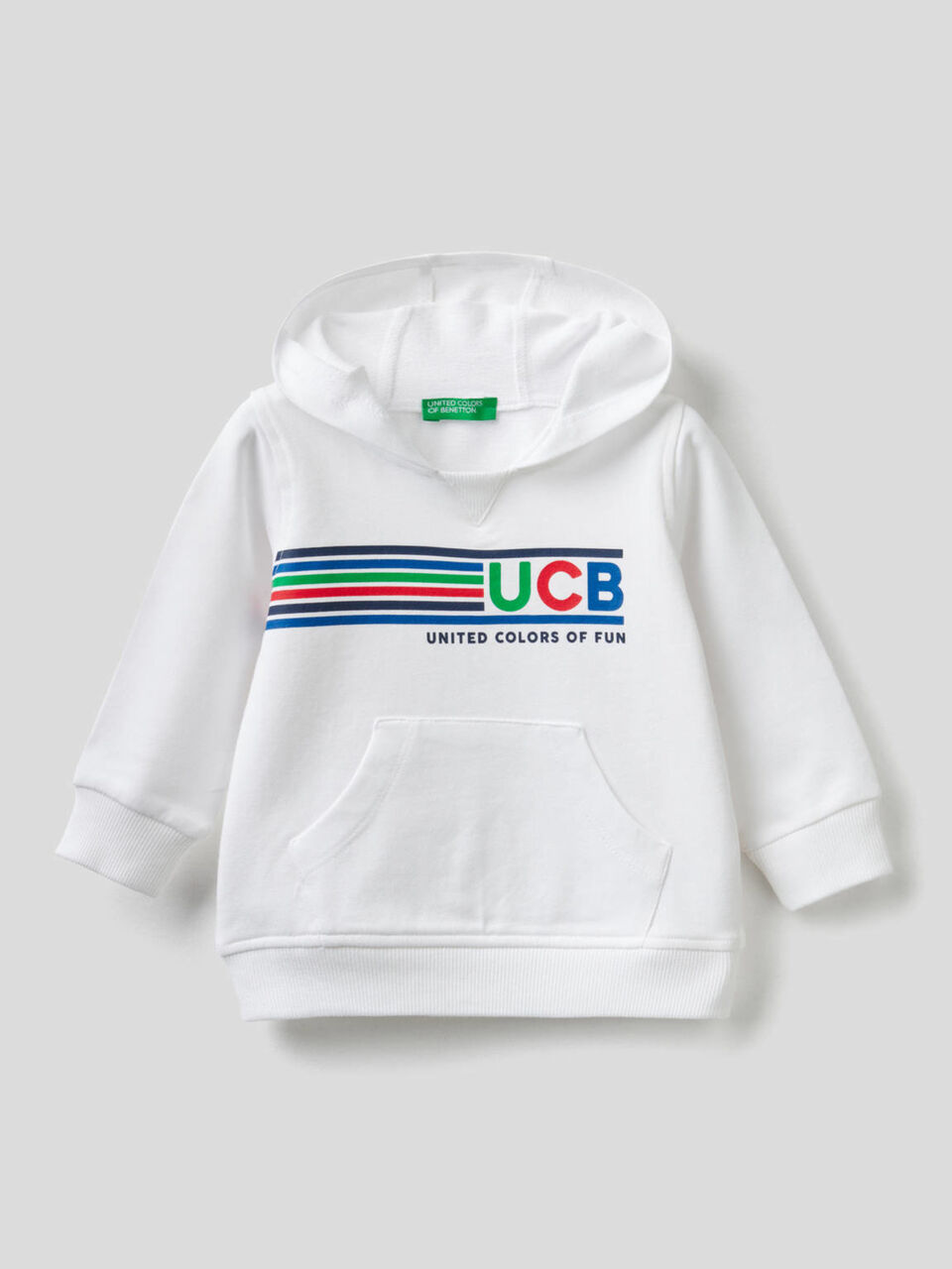Sudadera de algodón elástico con capucha image number null