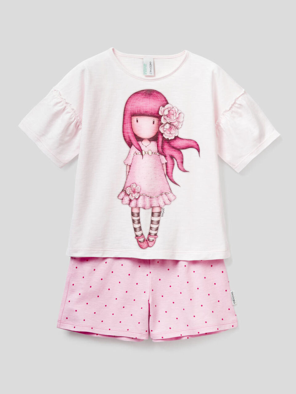 Pijama corto con estampado Gorjuss image number 1