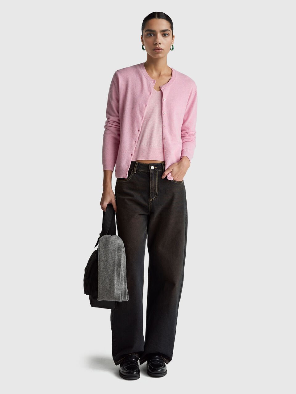 V NECK SWEATER L/S Mujer image number null