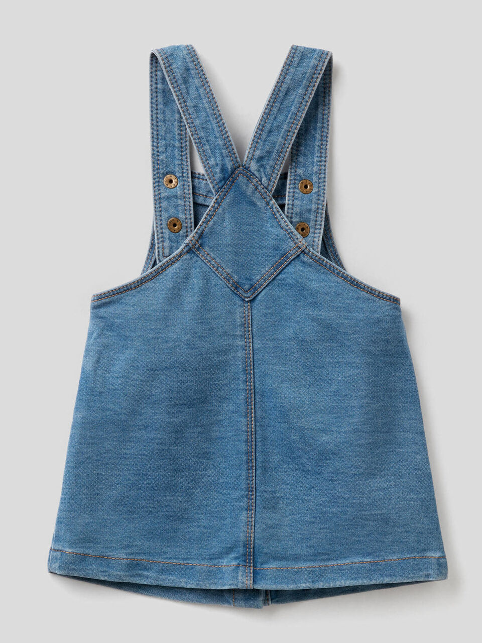 Falda peto de efecto denim image number 2