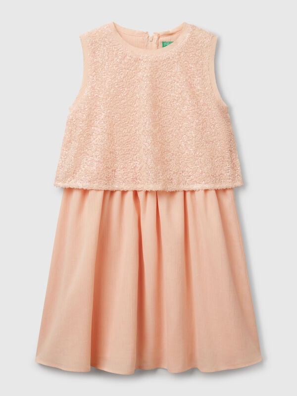 Vestido con lentejuelas Niña