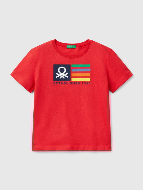 Camiseta con logotipo estampado Niño