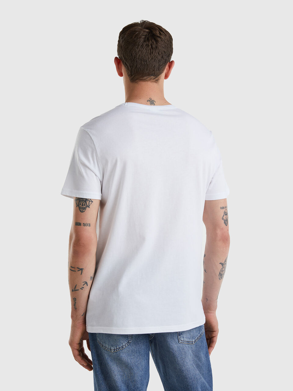 Camisetas orgánicas baratas color blanco ♻️