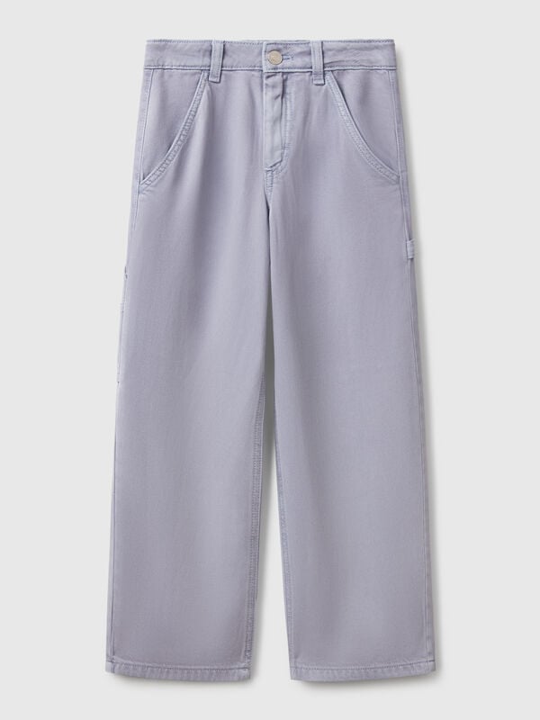Pantalón fluido estilo trabajador Niña
