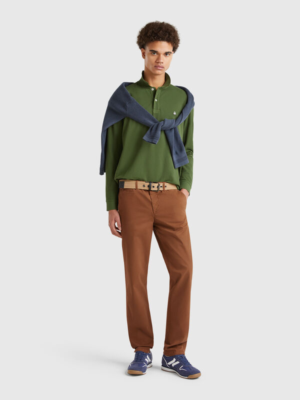 Chinos slim fit marrones Hombre