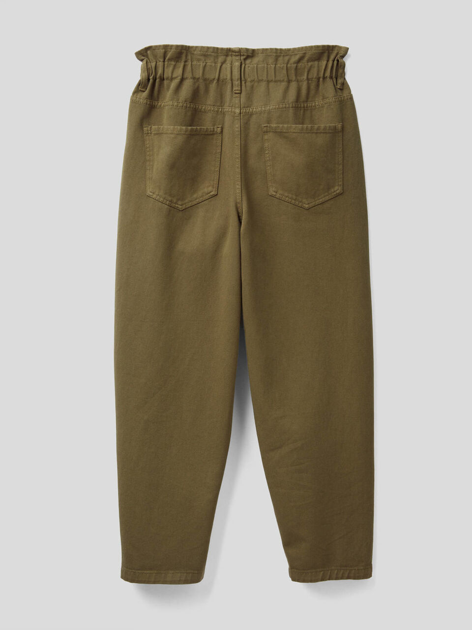 Pantalón de talle alto de 100 % algodón image number 2