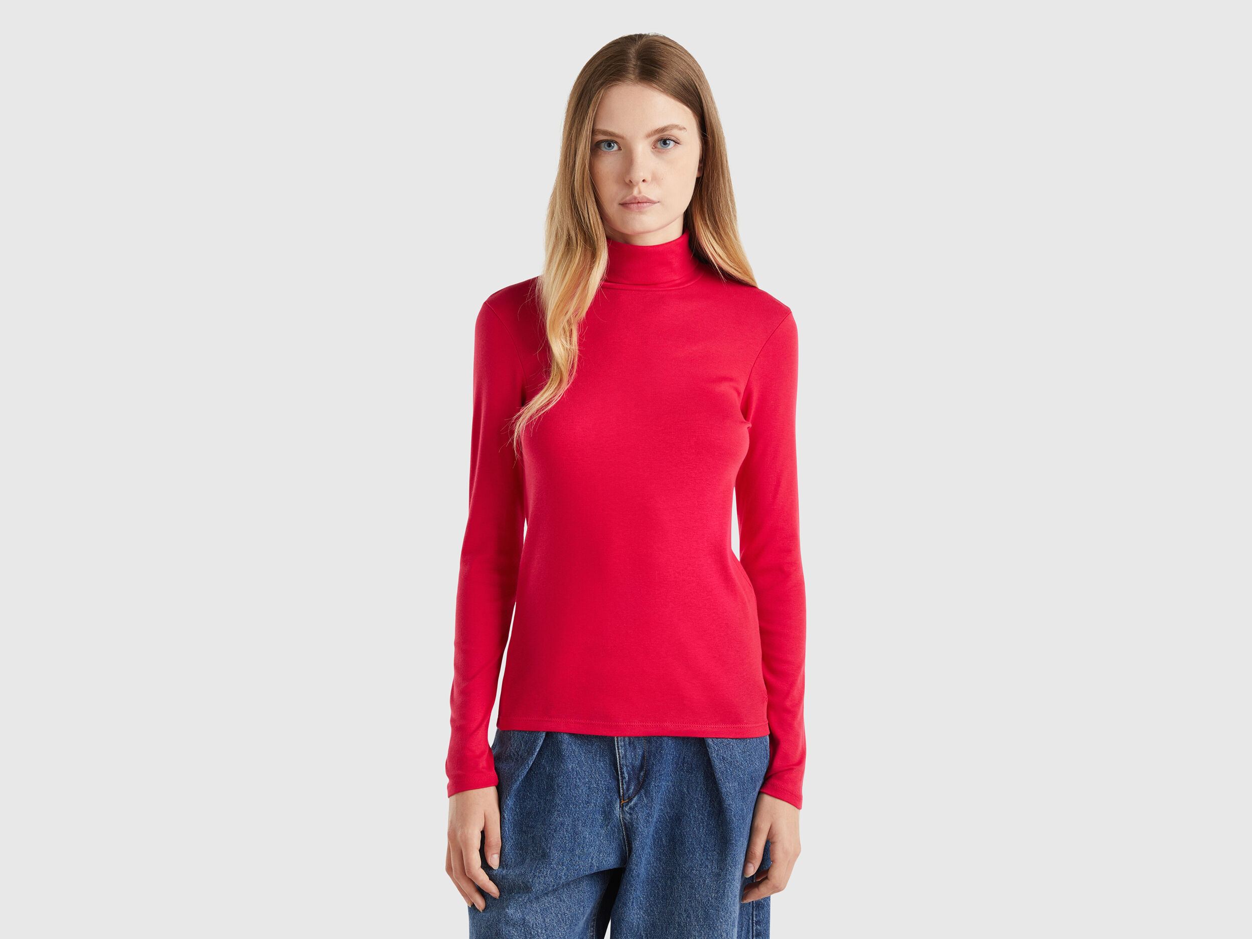 Camisetas Manga Larga Mujer Nueva Coleccion 2024 Benetton