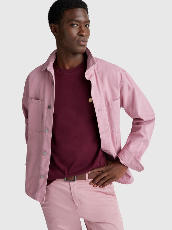 Camiseta básica de algodón Hombre