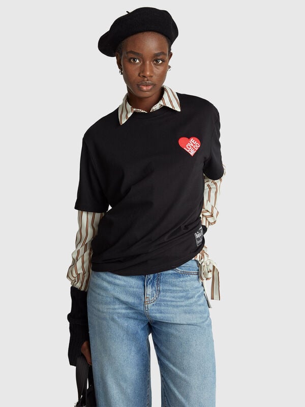 Camiseta con estampado de los Beatles