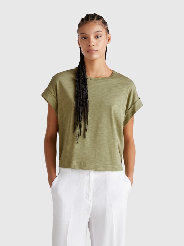 Camiseta de corte cuadrado Mujer