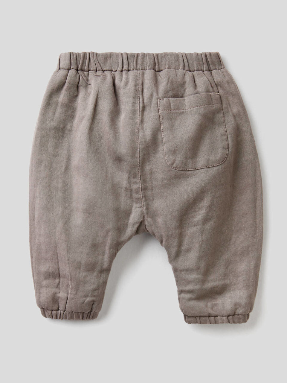 Pantalón liso de 100 % algodón image number 2