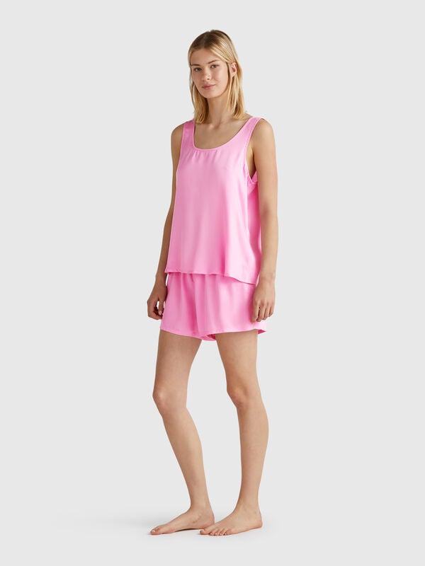 Pijamas de raso Mujer